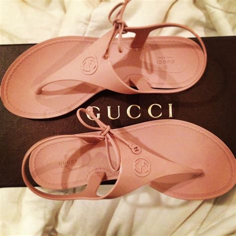 gucci jelly thong sandals|Gucci Sandals for Women .